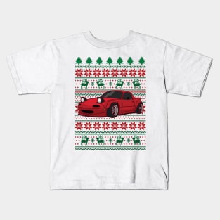 Miata Christmas Kids T-Shirt